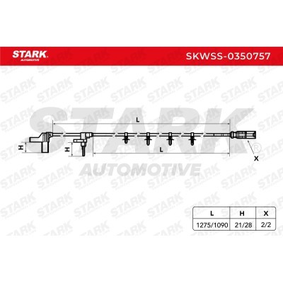 ABS Sensor Stark SKWSS-0350757 SKWSS-0350757 - photo 6