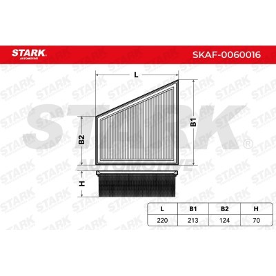 Air Filter Stark SKAF-0060016 SKAF-0060016 - photo 6