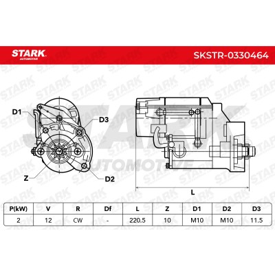 Starter Stark SKSTR-0330464 SKSTR-0330464 - photo 6
