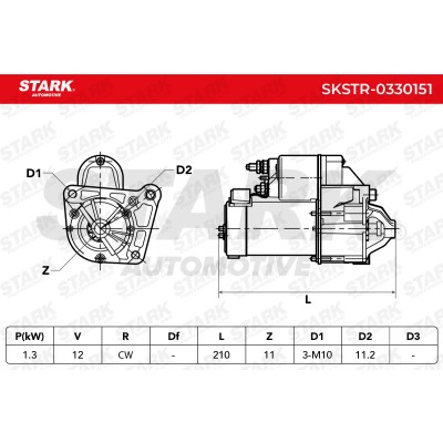 Starter Stark SKSTR-0330151 SKSTR-0330151 - photo 6