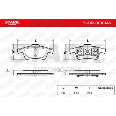 Brake Pads Set Stark SKBP-0010145 SKBP-0010145 - photo 4