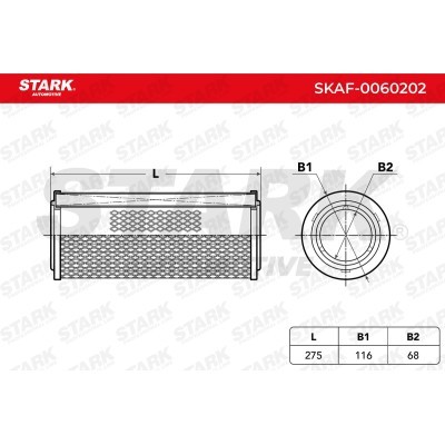 Air Filter Stark SKAF-0060202 SKAF-0060202 - photo 5
