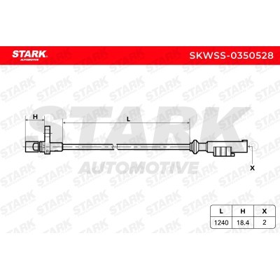 ABS Sensor Stark SKWSS-0350528 SKWSS-0350528 - photo 6