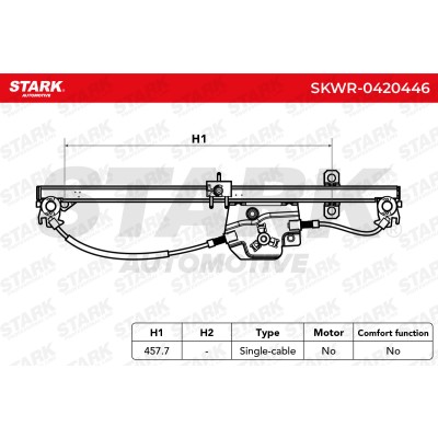 Window Regulator Stark SKWR-0420446 SKWR-0420446 - photo 5