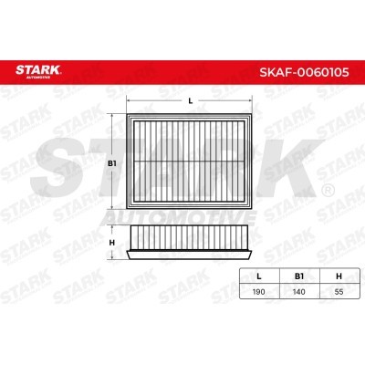 Air Filter Stark SKAF-0060105 SKAF-0060105 - photo 6
