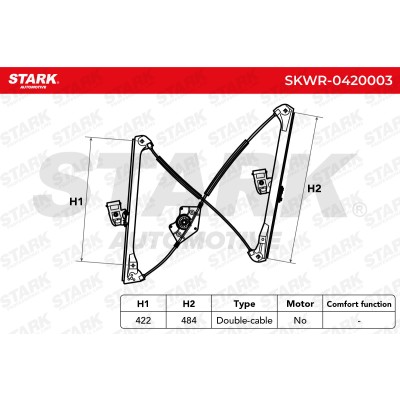 Window Regulator Stark SKWR-0420003 SKWR-0420003 - photo 8