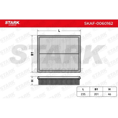 Air Filter Stark SKAF-0060162 SKAF-0060162 - photo 2