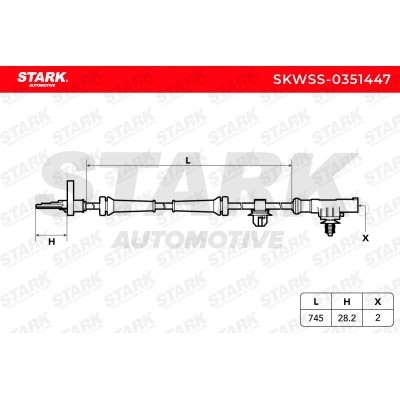 ABS Sensor Stark SKWSS-0351447 SKWSS-0351447 - photo 6