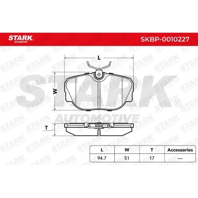 Brake Pads Set Stark SKBP-0010227 SKBP-0010227 - photo 3