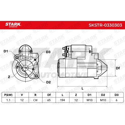 Starter Stark SKSTR-0330303 SKSTR-0330303 - photo 7