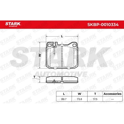 Brake Pads Set Stark SKBP-0010334 SKBP-0010334 - photo 3