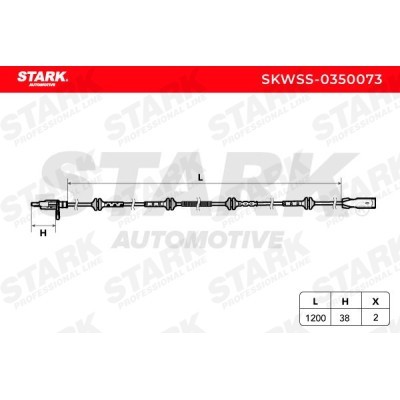 ABS Sensor Stark SKWSS-0350073 SKWSS-0350073 - photo 3