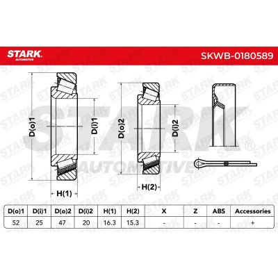 Wheel Bearing Stark SKWB-0180589 SKWB-0180589 - photo 3