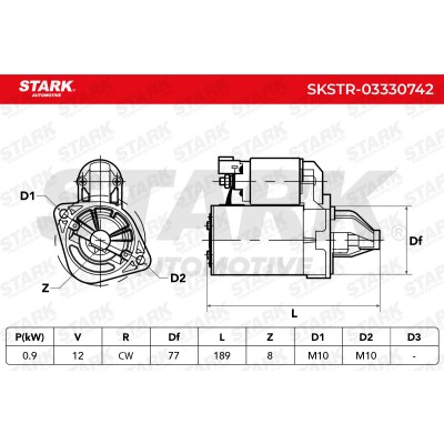 Starter Stark SKSTR-03330742 SKSTR-03330742 - photo 6