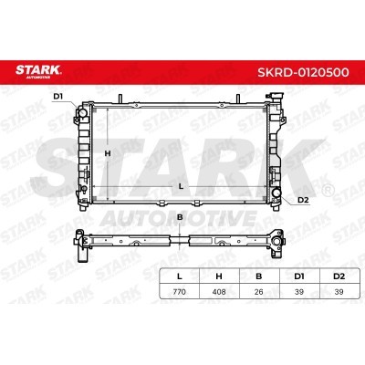 Radiator, Engine Cooling Stark SKRD-0120500 SKRD-0120500 - photo 11