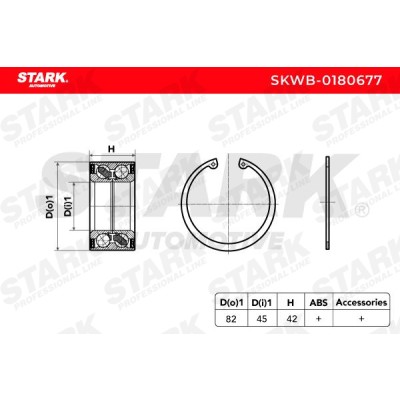Wheel Bearing Stark SKWB-0180677 SKWB-0180677 - photo 3
