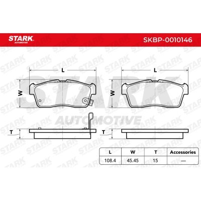 Brake Pads Set Stark SKBP-0010146 SKBP-0010146 - photo 4