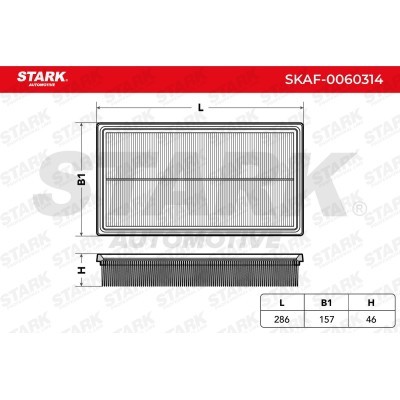 Air Filter Stark SKAF-0060314 SKAF-0060314 - photo 2