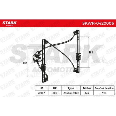 Window Regulator Stark SKWR-0420006 SKWR-0420006 - photo 8