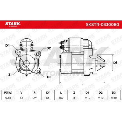 Starter Stark SKSTR-0330080 SKSTR-0330080 - photo 6
