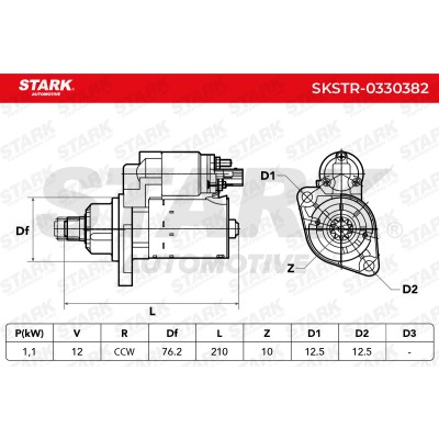 Starter Stark SKSTR-0330382 SKSTR-0330382 - photo 5