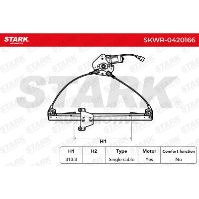 Window Regulator Stark SKWR-0420166 SKWR-0420166 - photo 6