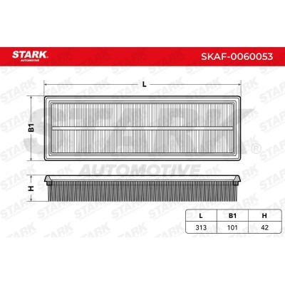 Air Filter Stark SKAF-0060053 SKAF-0060053 - photo 3