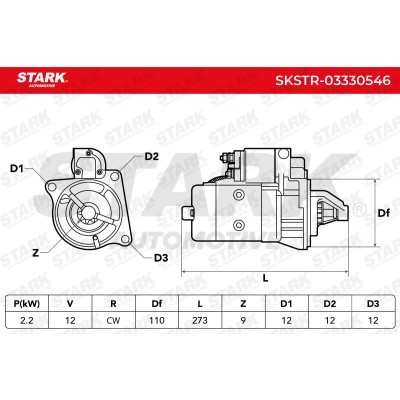 Starter Stark SKSTR-03330546 SKSTR-03330546 - photo 6