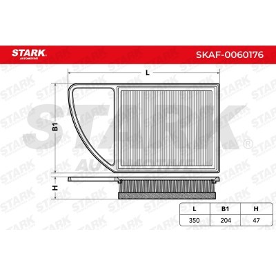 Air Filter Stark SKAF-0060176 SKAF-0060176 - photo 1