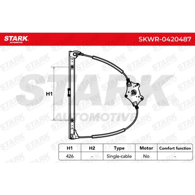 Window Regulator Stark SKWR-0420487 SKWR-0420487 - photo 5
