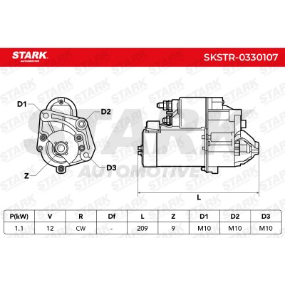 Starter Stark SKSTR-0330107 SKSTR-0330107 - photo 7