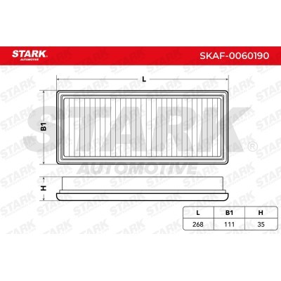 Air Filter Stark SKAF-0060190 SKAF-0060190 - photo 6