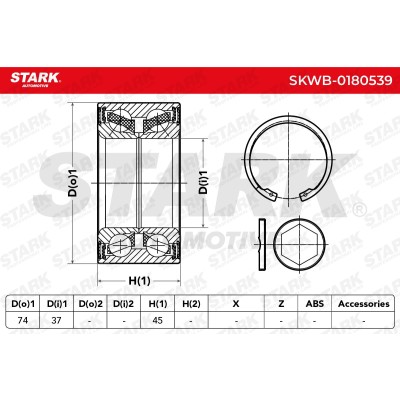 Wheel Bearing Stark SKWB-0180539 SKWB-0180539 - photo 3