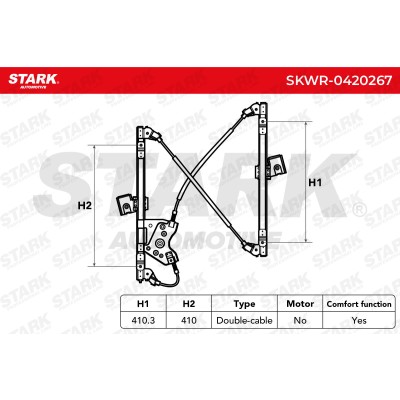 Window Regulator Stark SKWR-0420267 SKWR-0420267 - photo 5