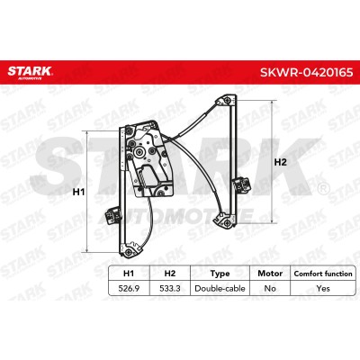 Window Regulator Stark SKWR-0420165 SKWR-0420165 - photo 6