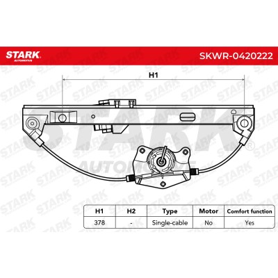 Window Regulator Stark SKWR-0420222 SKWR-0420222 - photo 7