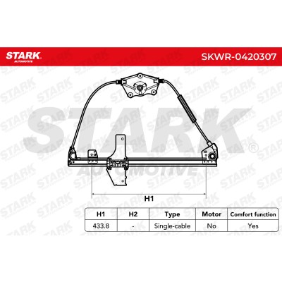 Window Regulator Stark SKWR-0420307 SKWR-0420307 - photo 5