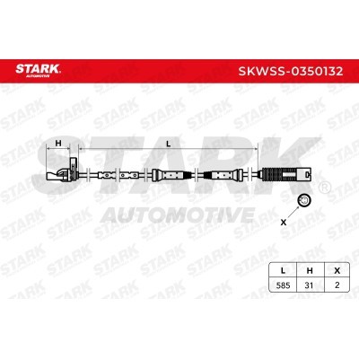 ABS Sensor Stark SKWSS-0350132 SKWSS-0350132 - photo 7