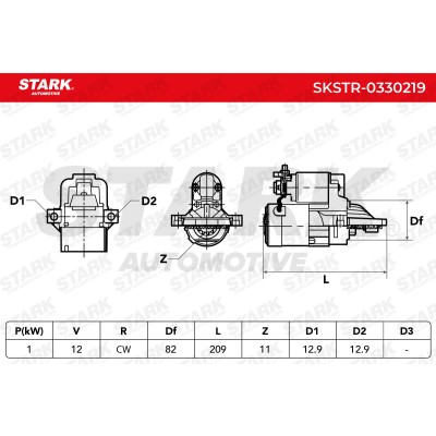 Starter Stark SKSTR-0330219 SKSTR-0330219 - photo 6