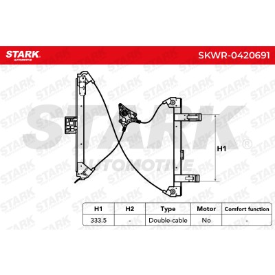 Window Regulator Stark SKWR-0420691 SKWR-0420691 - photo 6