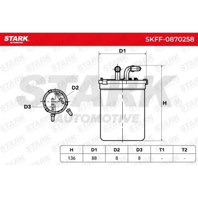 Fuel Filter Stark SKFF-0870258 SKFF-0870258 - photo 6