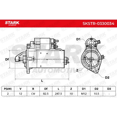 Starter Stark SKSTR-0330034 SKSTR-0330034 - photo 6