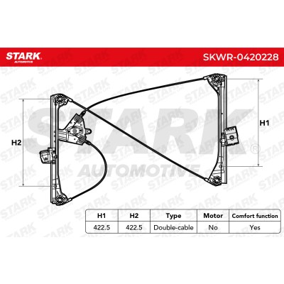 Window Regulator Stark SKWR-0420228 SKWR-0420228 - photo 8