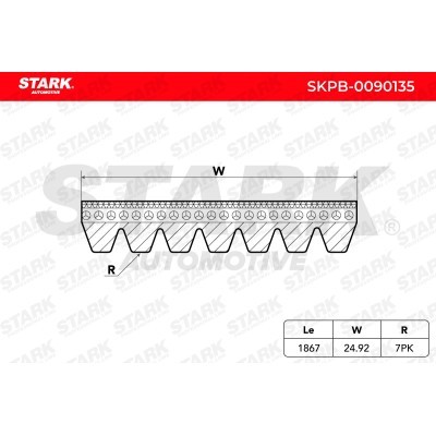 V-Ribbed Belt Stark SKPB-0090135 SKPB-0090135 - photo 4
