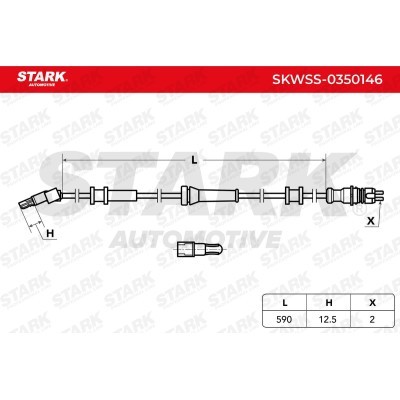 ABS Sensor Stark SKWSS-0350146 SKWSS-0350146 - photo 5