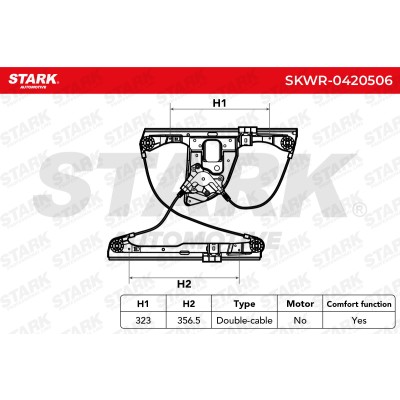 Window Regulator Stark SKWR-0420506 SKWR-0420506 - photo 5