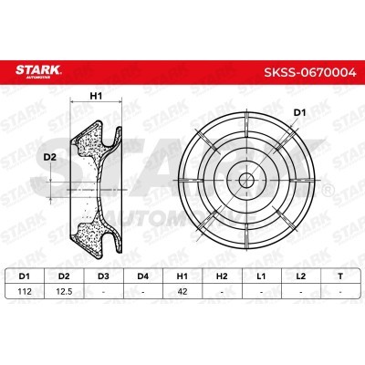Strut Support Bearing Front Stark SKSS-0670004 SKSS-0670004 - photo 5