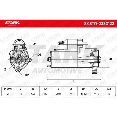 Starter Stark SKSTR-0330122 SKSTR-0330122 - photo 6