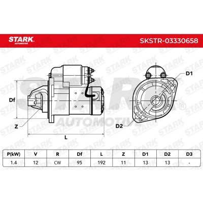 Starter Stark SKSTR-03330658 SKSTR-03330658 - photo 7