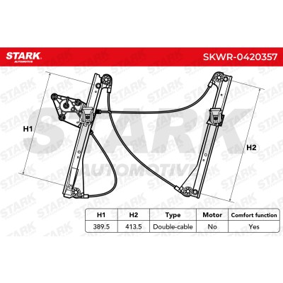 Window Regulator Stark SKWR-0420357 SKWR-0420357 - photo 5